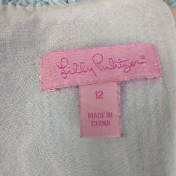 Lilly Pulitzer Light Blue Mini Dress - Picture 8 of 10